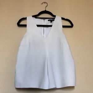 White Sleeveless Blouse from Banana Republic